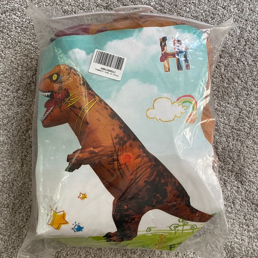 Kids inflatable dinosaur Halloween costume